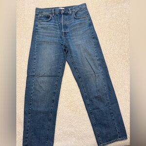 Madewell Woman’s Pieced Barrel Jeans